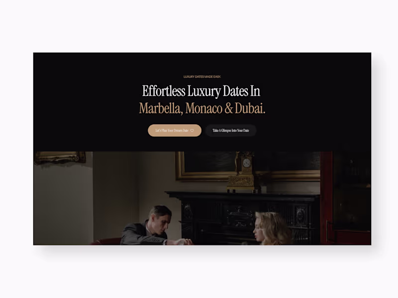 Cover image for Second Dream Date: Luxury Concierge & Event Planning
