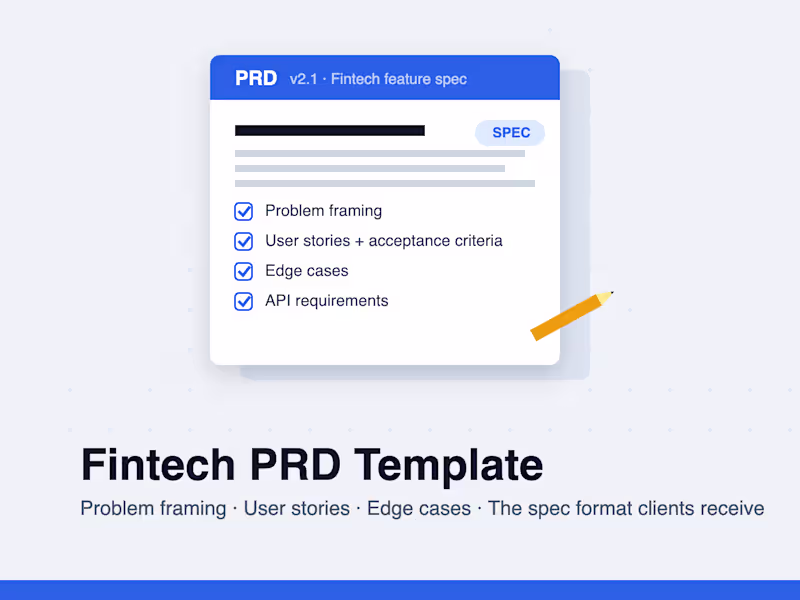 Cover image for Sanitized PRD template I use