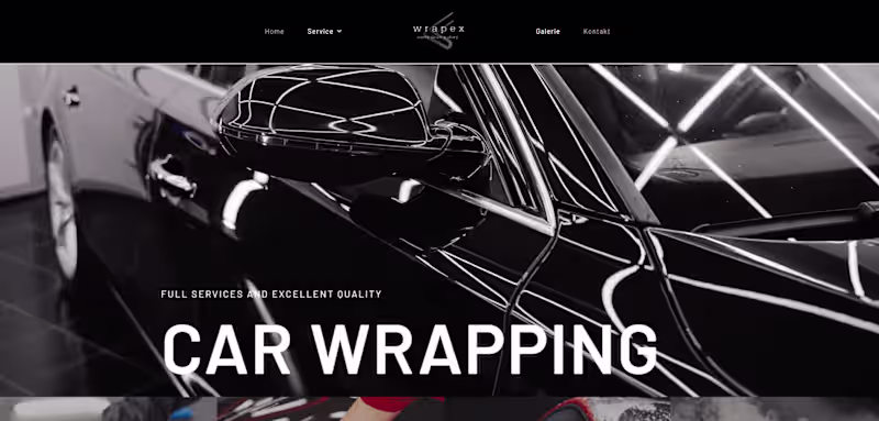 Cover image for Car Wrapping Website