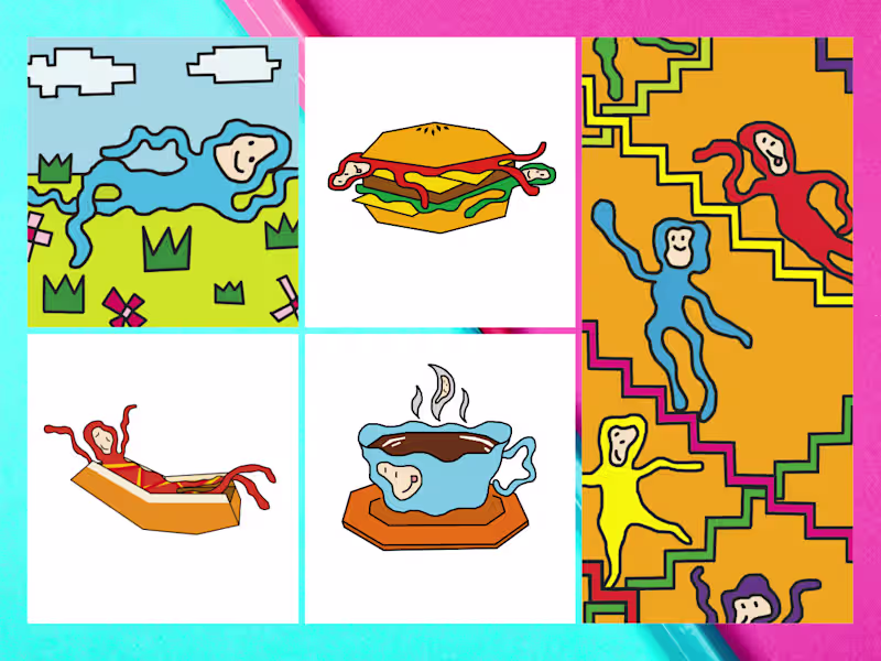 Cover image for Bright & Playful Illustrations