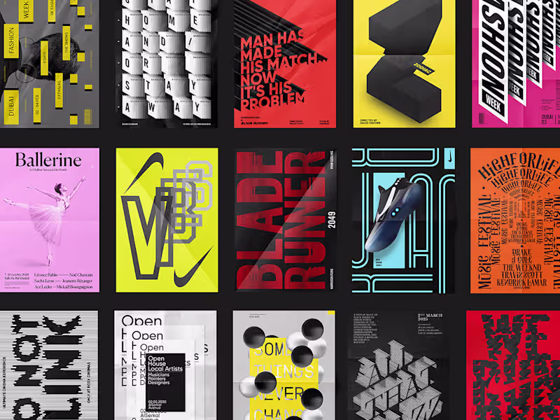 Cover image for 50+ Typography Posters