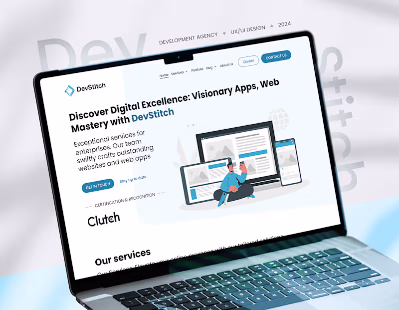 Cover image for DevStitch - Development Agency | Website | UX/UI :: Behance