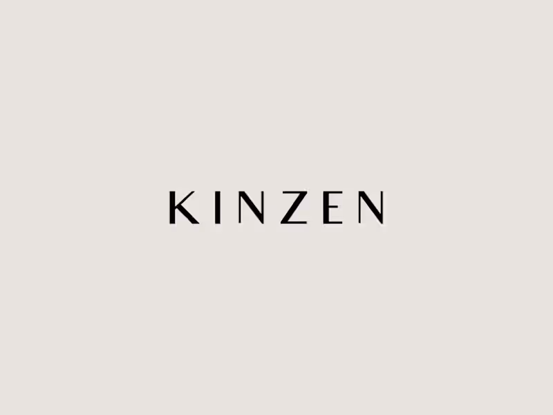 Cover image for KINZEN Tea House, Visual Identity Design
