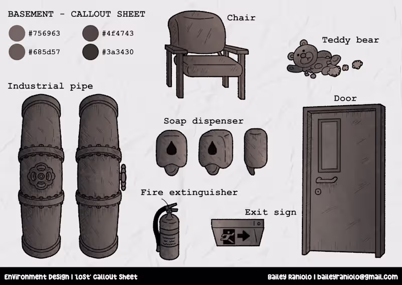 Cover image for Lost - Prop Callout Sheet