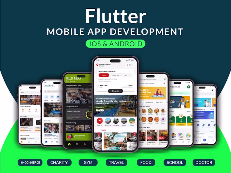 Cover image for I will do Flutter REST API integration and fix HTTP errors profe