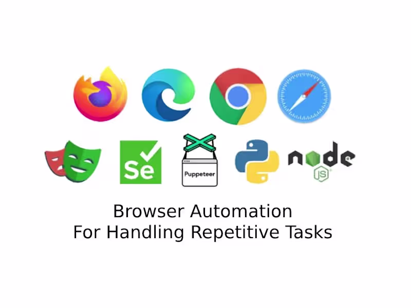 Cover image for Browser Automation For Handling Repetitive Tasks