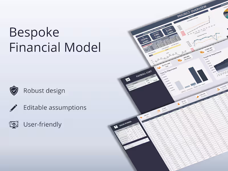 Cover image for Custom Financial Model