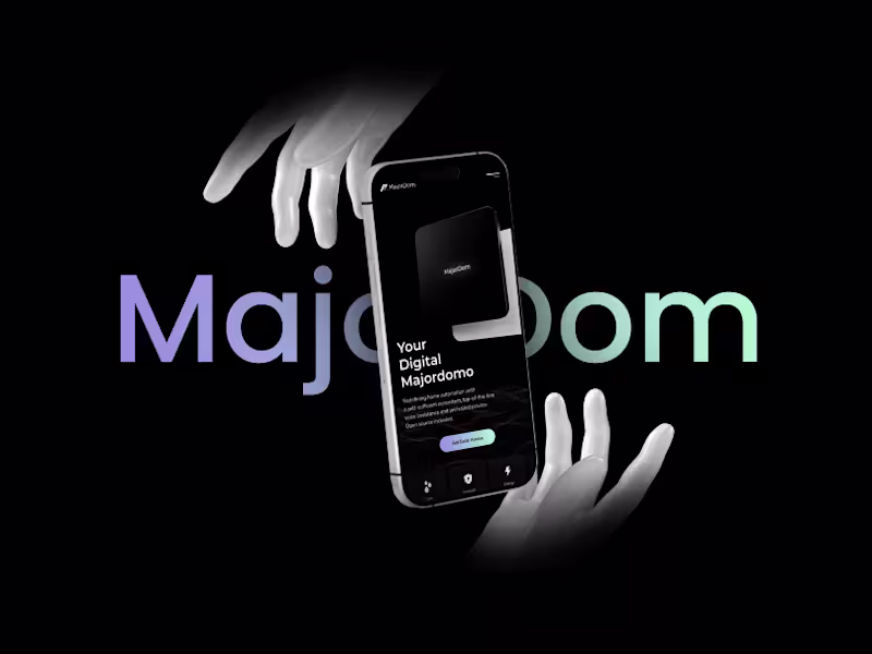 Cover image for MajorDom | UI/UX web design