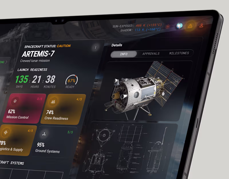 Cover image for ATLAS CONTROL — SRM Dashboard UI/UX Web App Design