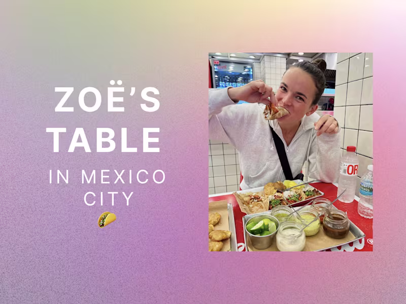 Cover image for Mexico City Food Adventures 🌮