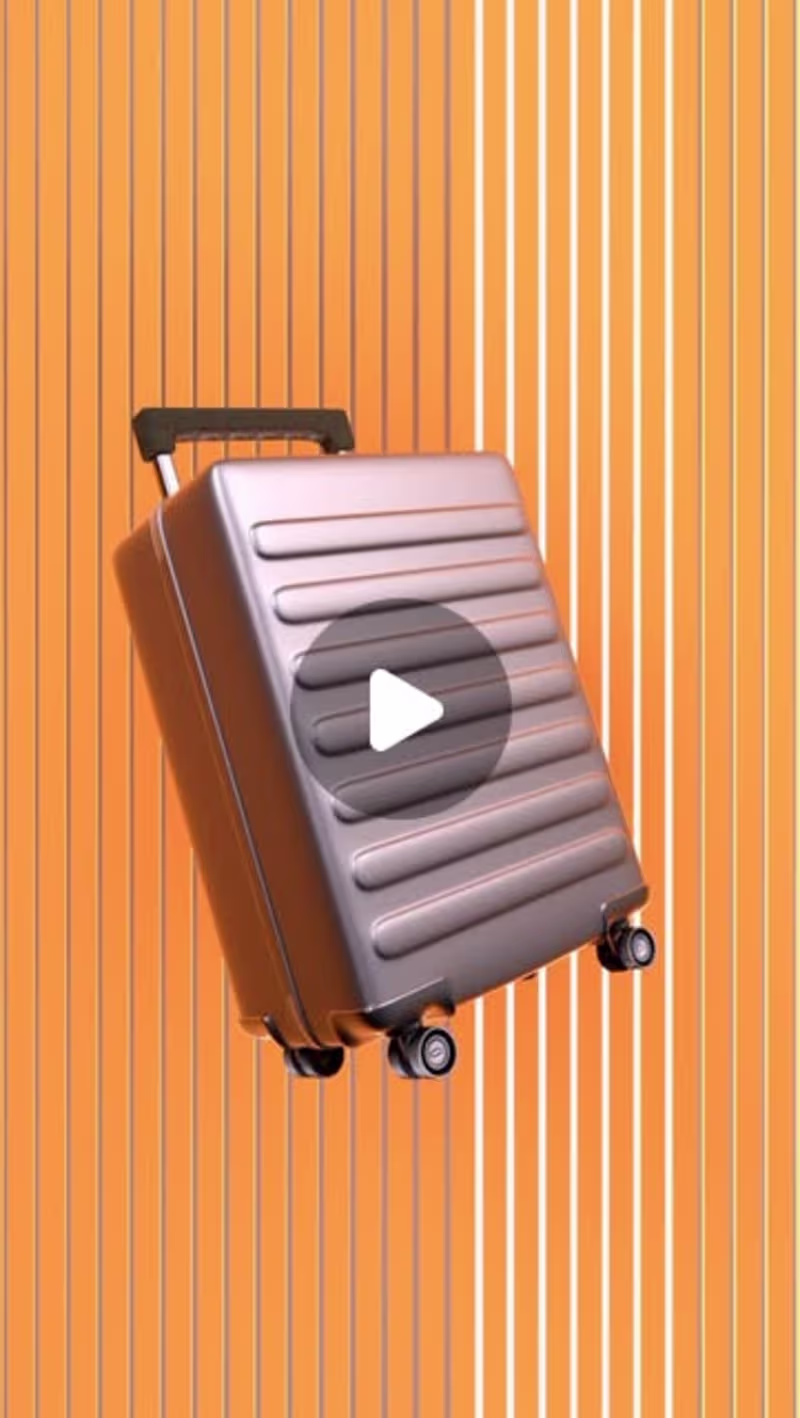 Cover image for Sleek Suitcase 3D Motion Design Project