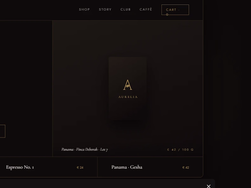 Cover image for Aurelia — Premium Coffee Branding