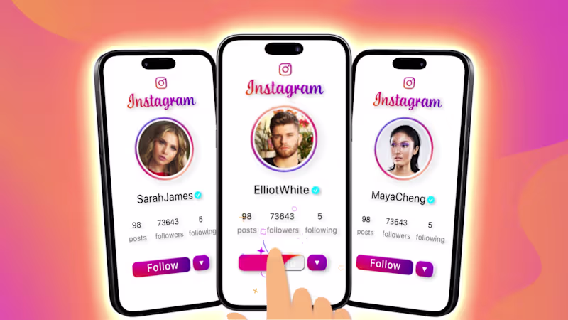 Cover image for Instagram 3D Phone Follow Animation