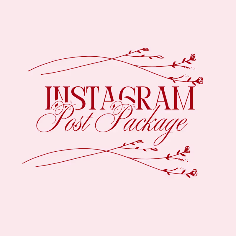 Cover image for Instagram Post Packages (10 post bundle)