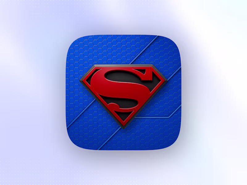Cover image for Superman — App Icon Design 2026