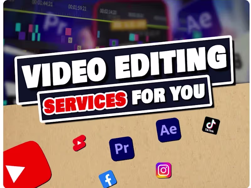 Cover image for I will do video editing for all types of projects