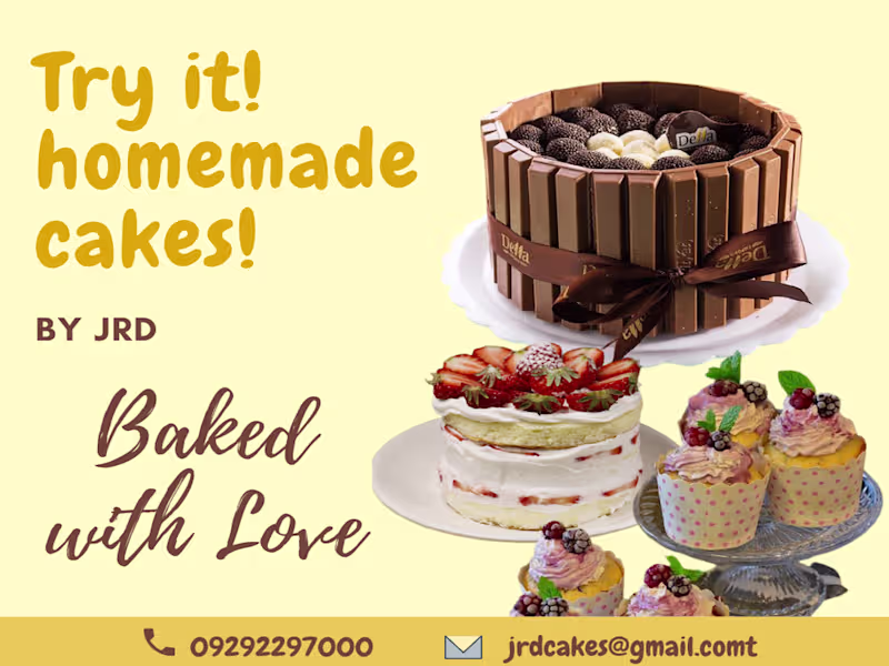 Cover image for Content for online cake business