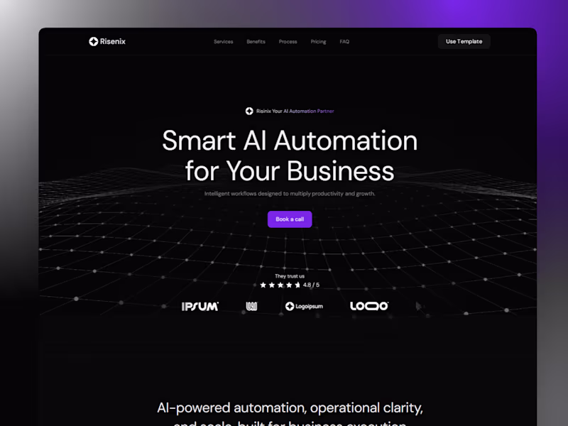 Cover image for AI Automation Agency Template