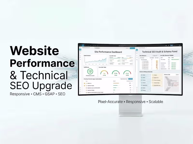 Cover image for Website Performance & Technical SEO Upgrade