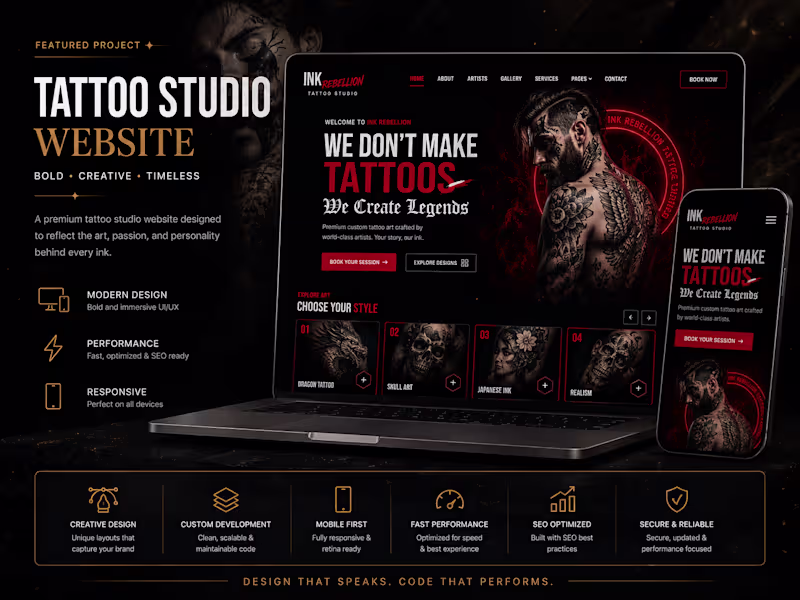 Cover image for Modern Business Website Development