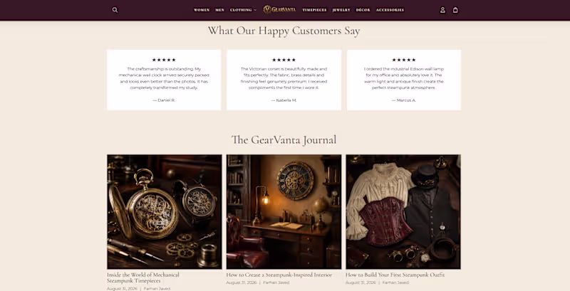 Cover image for Gearvanta — Modern Shopify E-commerce