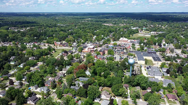 Cover image for Aerial Photos of Michigan