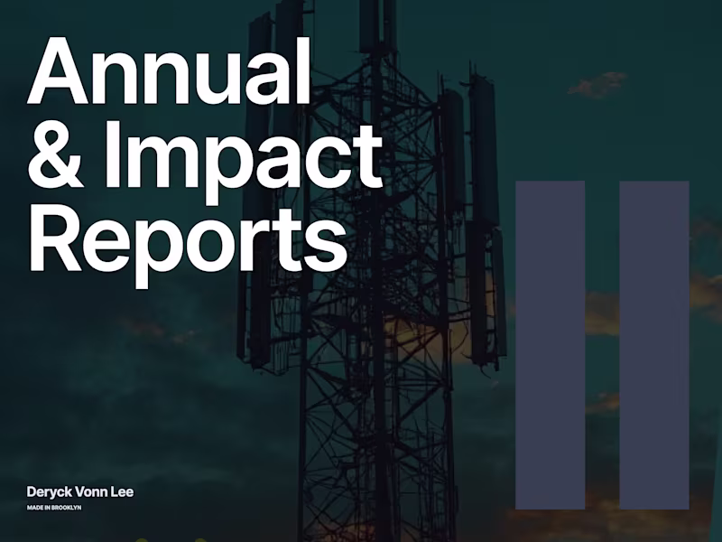 Cover image for Annual Reports & White Papers