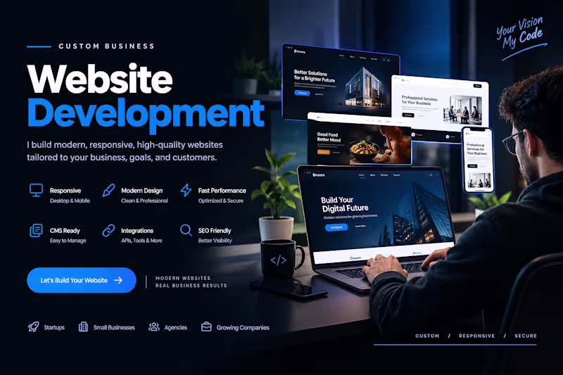 Cover image for Custom Business Website Development