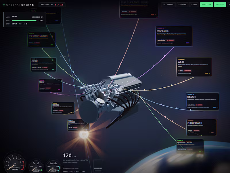 Cover image for Immersive 3D website - one scroll page built in WebGL