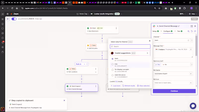 Cover image for Gmail Attachment → Conditional Slack