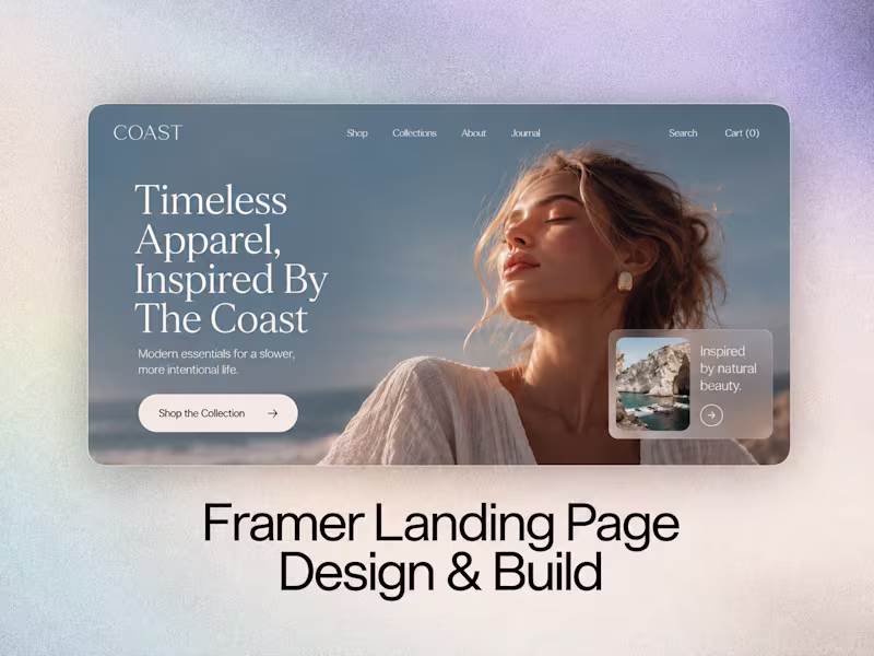 Cover image for Framer Landing Page Design & Build