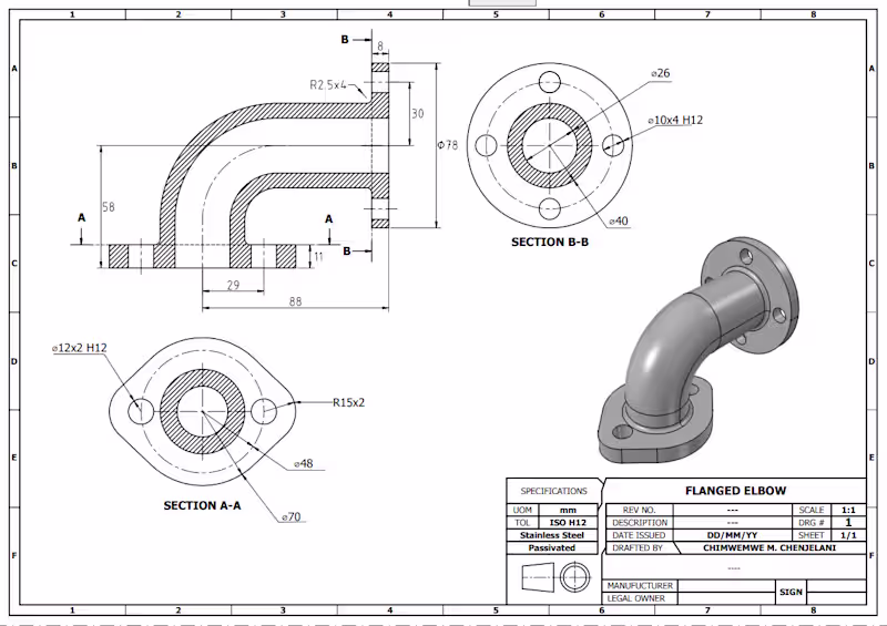 Cover image for Technical Drafting & Drawings