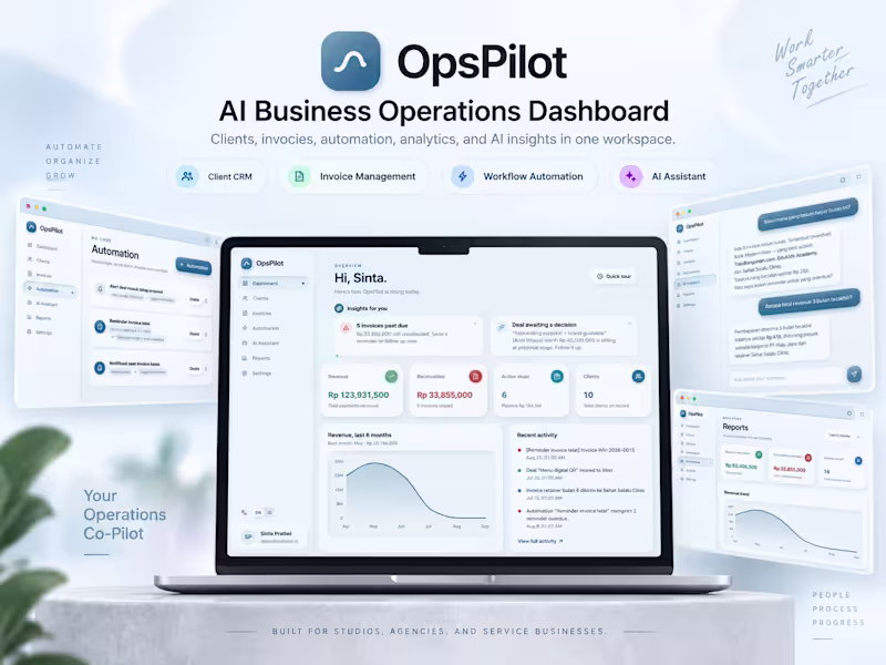 Cover image for OpsPilot — AI Business Operations