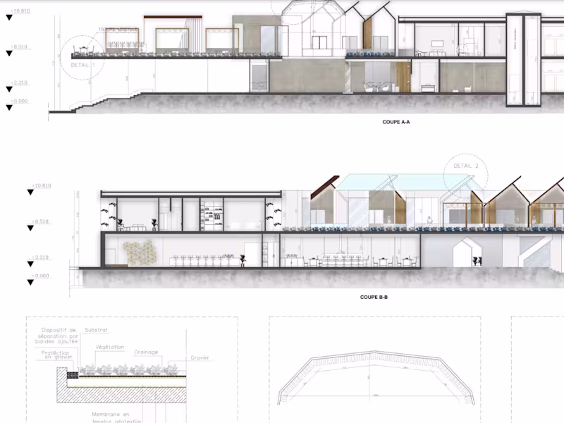 Cover image for 2D drawing Floor plans, Sections, Elevations, Facades, Details..