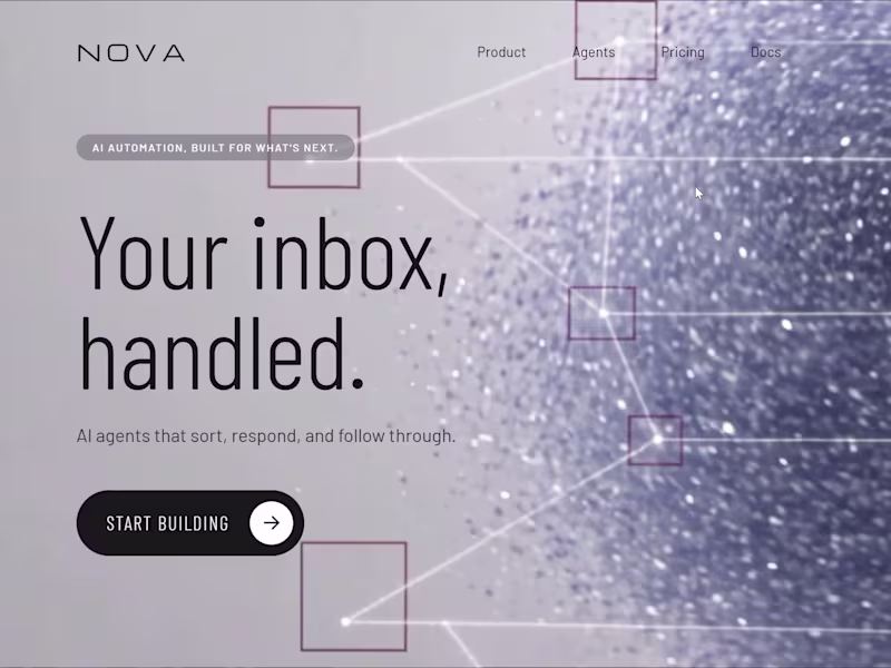 Cover image for Cinematic Landing Page with AI Video