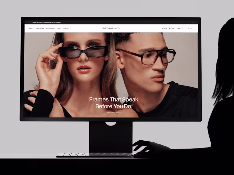 Cover image for Waylon Smith — Premium Eyewear eCommerce