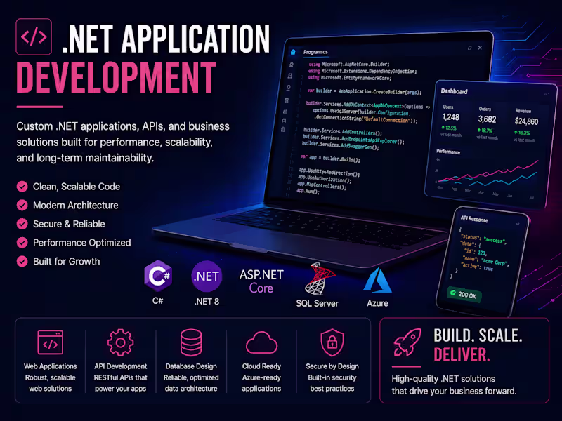 Cover image for .NET Application Development
