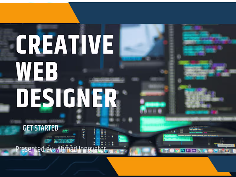 Cover image for I will do professional and creative website