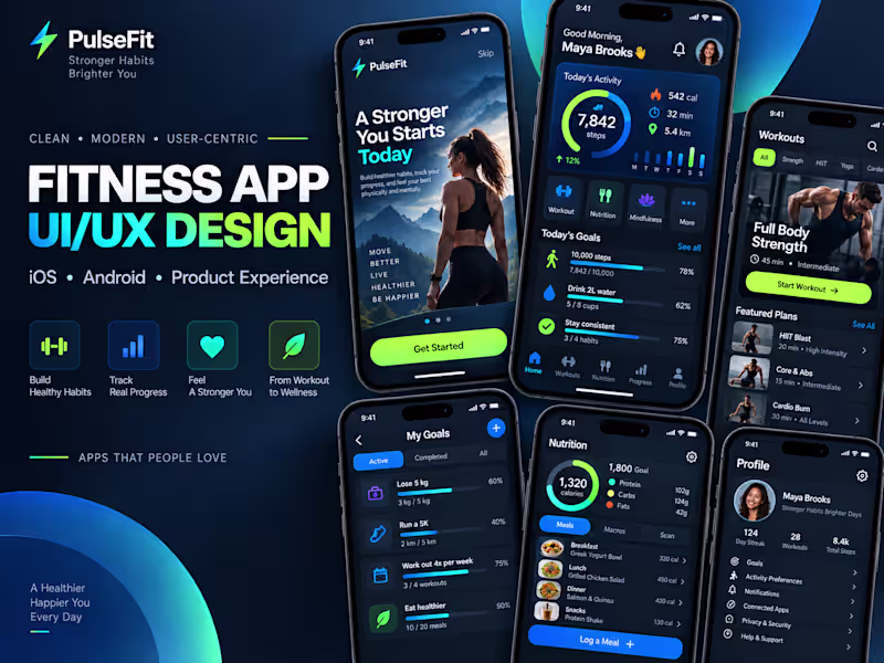 Cover image for Mobile App UI/UX Design for iOS & Android