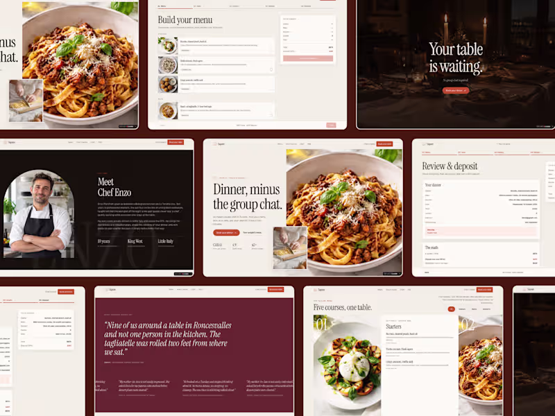 Cover image for Sapore, Private Chef (Toronto): book