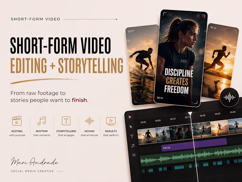 Cover image for Short-Form Video Editing & Storytelling