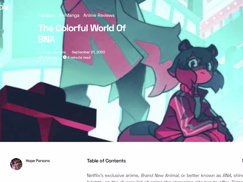 Cover image for The Colorful World Of BNA • The Daily Fandom