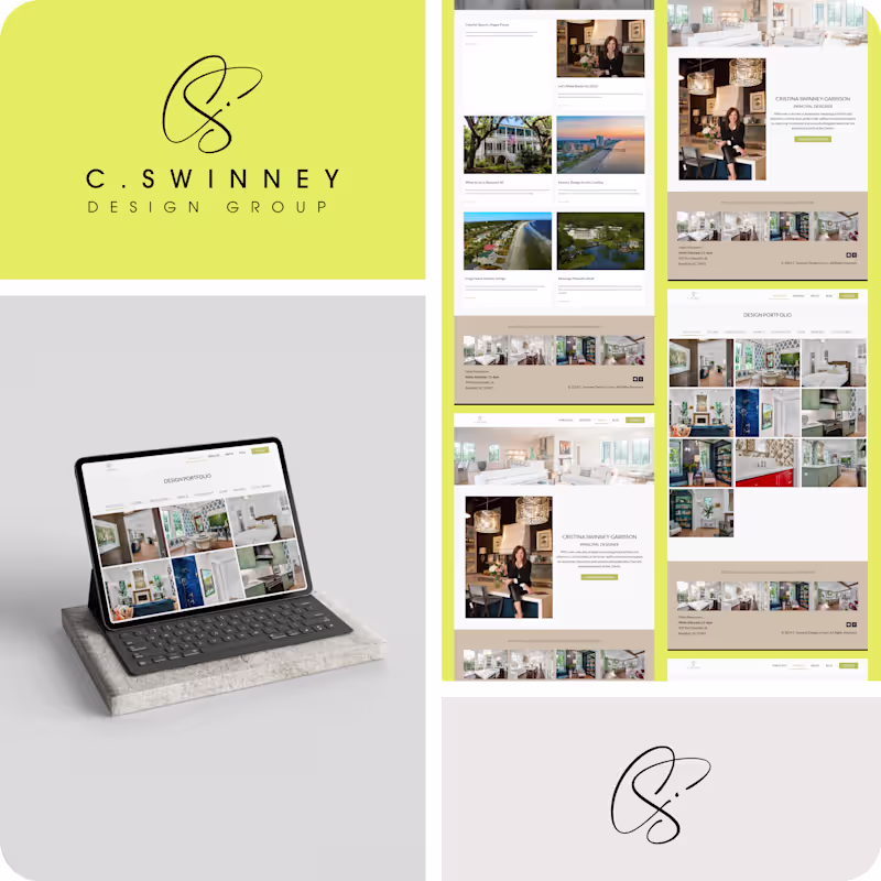 Cover image for Interior Design Marketing Website