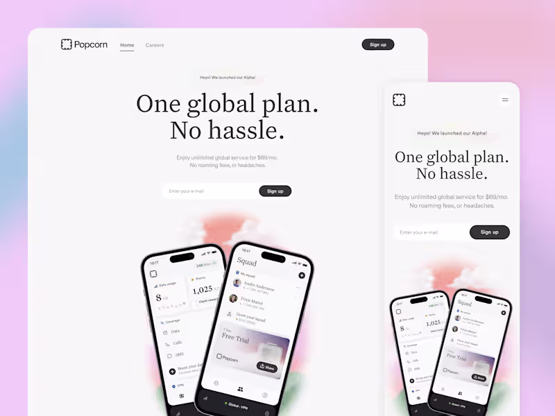 Cover image for Simple Landing Page Design & Development