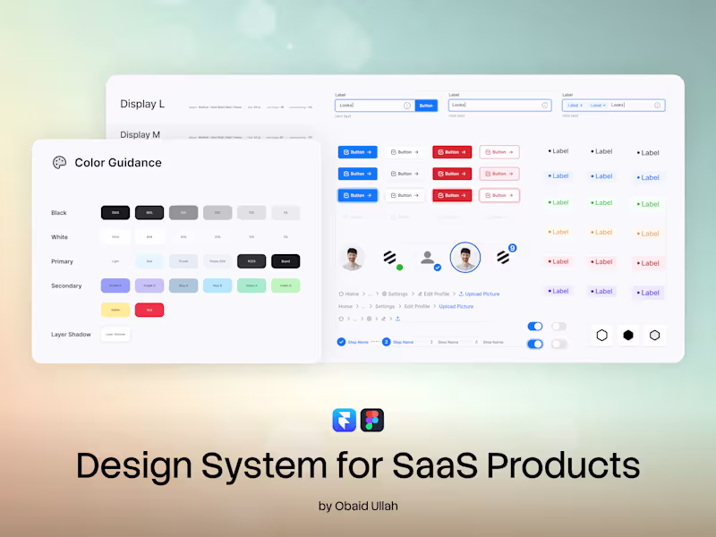 Cover image for Design System for SaaS Products