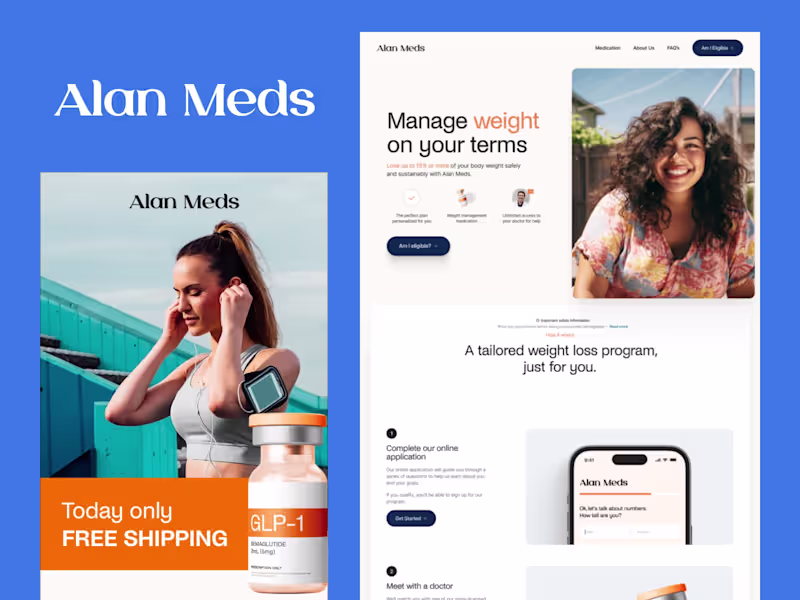 Cover image for Alan Meds | Web & Product Design