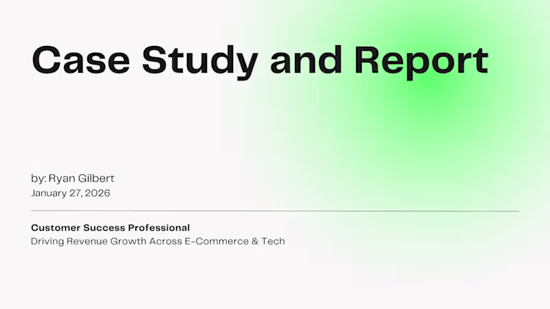 Cover image for A recent case study on
