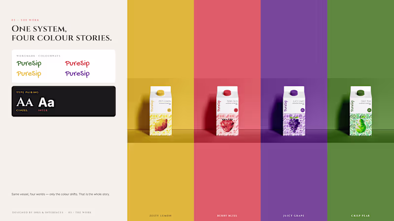Cover image for Designed a complete brand identity