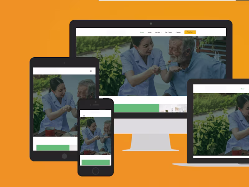 Cover image for Care Home Services Website