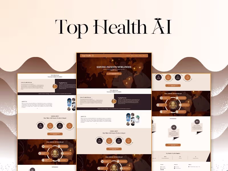 Cover image for Top Health AI | React